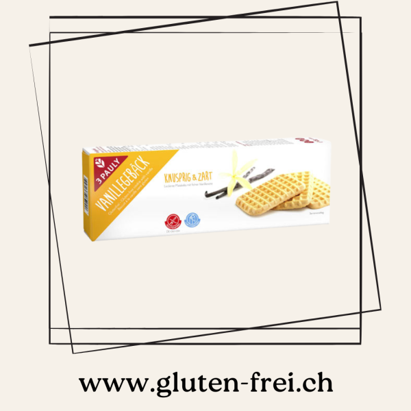 Vanillegebäck 3 Pauly glutenfrei